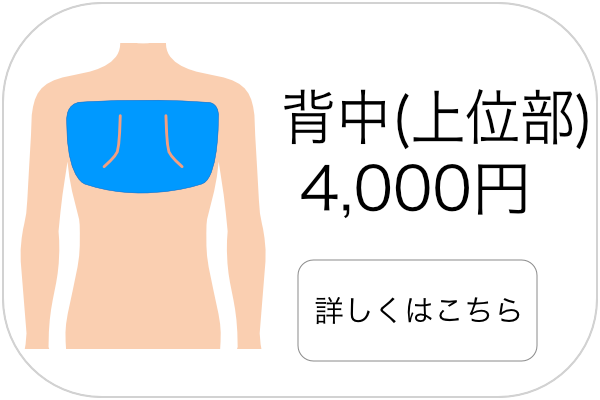 メンズ脱毛背中上部