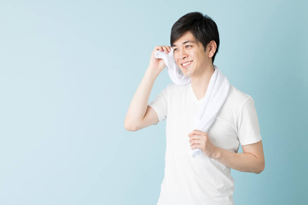 男性汗 - フリー・全身脱毛プラン