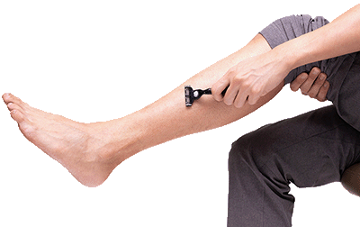 足自己処理 - メンズ足脱毛プラン