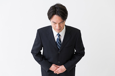 謝罪 - せっかく足を運んだのに脱毛ができないってどういうこと？