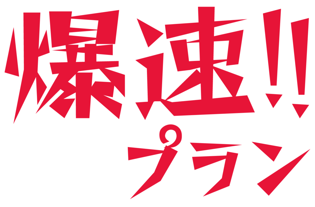 爆速プラン1 1024x672 - 爆速メニュー